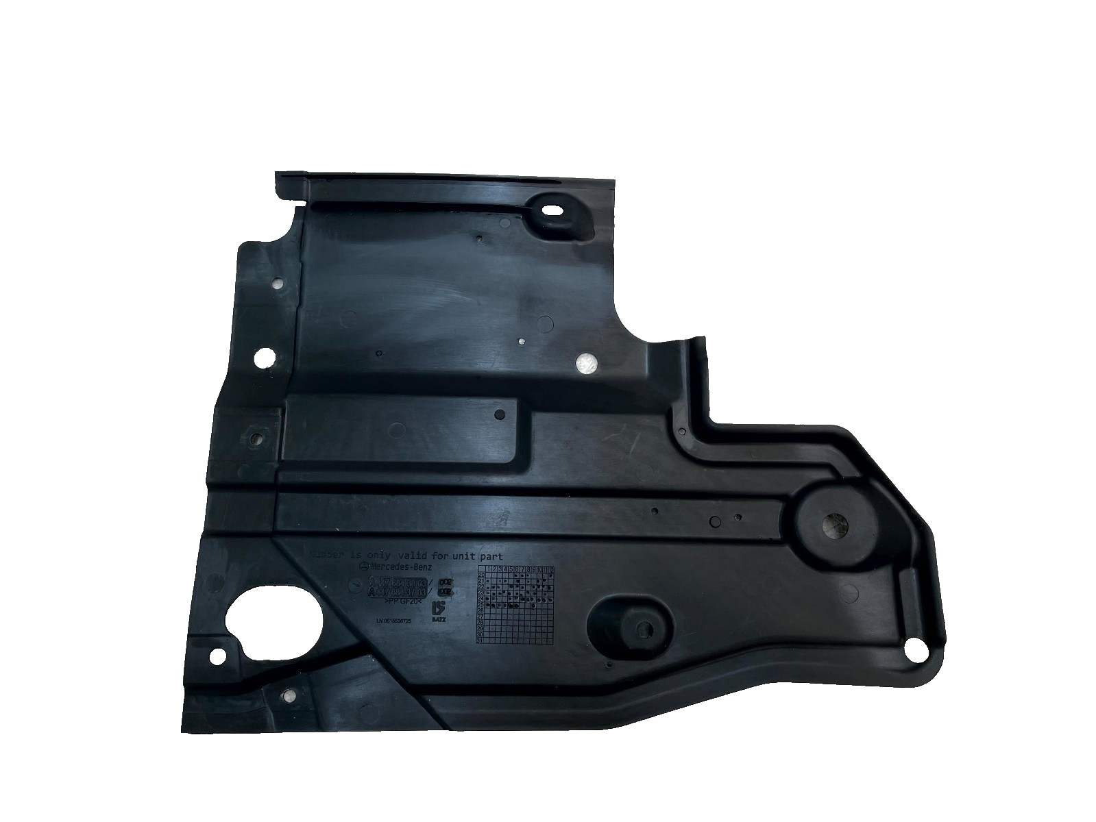 Mercedes Vito W447 Underbody Chassis Plate Cover 2020 ON A4476843803 Genuine