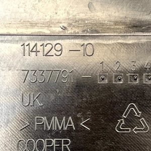 Mini Cooper F55 Front Bumper Number Plate Mount Cover 2014-2021 7337791 Genuine - Image 15
