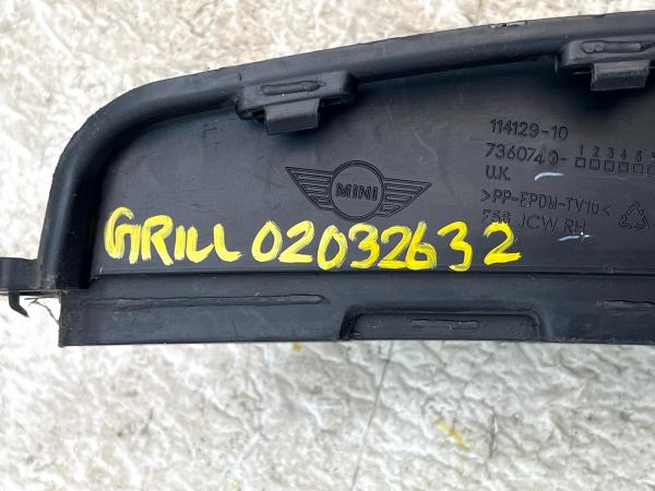 Mini Cooper F56 JCW Front Bumper Right Lower Grille 2015-2020 7360740 Genuine 14 Mini Cooper F56 JCW Front Bumper Right Lower Grille 2015 2020 7360740 Genuine 178560614225 15