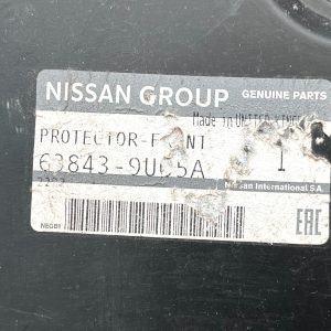 Nissan Note Front Left Wheel Arch Liner Splash Guard 06-13 63843-9U000 Genuine - Image 18