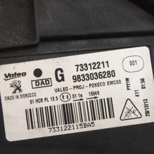 Peugeot 208 Left Side LED Headlight 2023 ON 9833036280 Genuine *DAMAGED* - Image 8