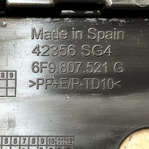 Seat Arona Rear Bumper Lower Section 2021 ON 6F9807521G Genuine - Image 18