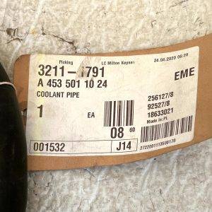 Smart Fortwo C453 Engine Water Coolant Pipe Hose Line A4535011024 Genuine - Image 8