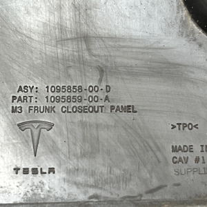 Tesla Model 3 Front Hood Bonnet Lock Latch Cover 2019-2024 1095858-00-D Genuine - Image 15