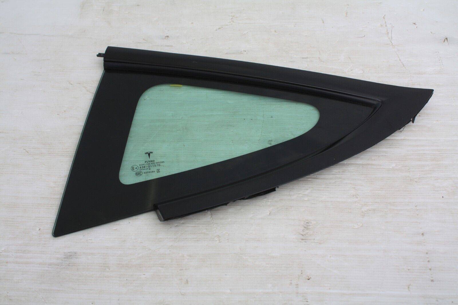 Tesla Model 3 Rear Left Door Quarter Window Glass Genuine SEE PICS 175775002395