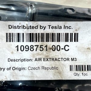 Tesla Model 3 Rear Left Quarter Panel Air Vent Grille 19-25 1098751-00-C Genuine - Image 12