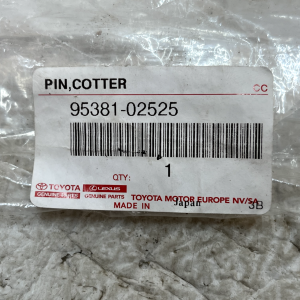 Toyota C-HR Front Lower Ball Joint Cotter Pin 95381-02525 Genuine - Image 8