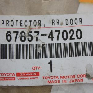 Toyota Prius Rear Right Door Protection Foil 67857-47020 Genuine - Image 6