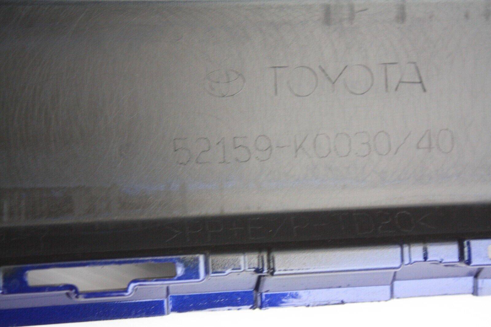 Toyota-Yaris-Rear-Bumper-2020-ON-52159-K0030-Genuine-175756670425-10