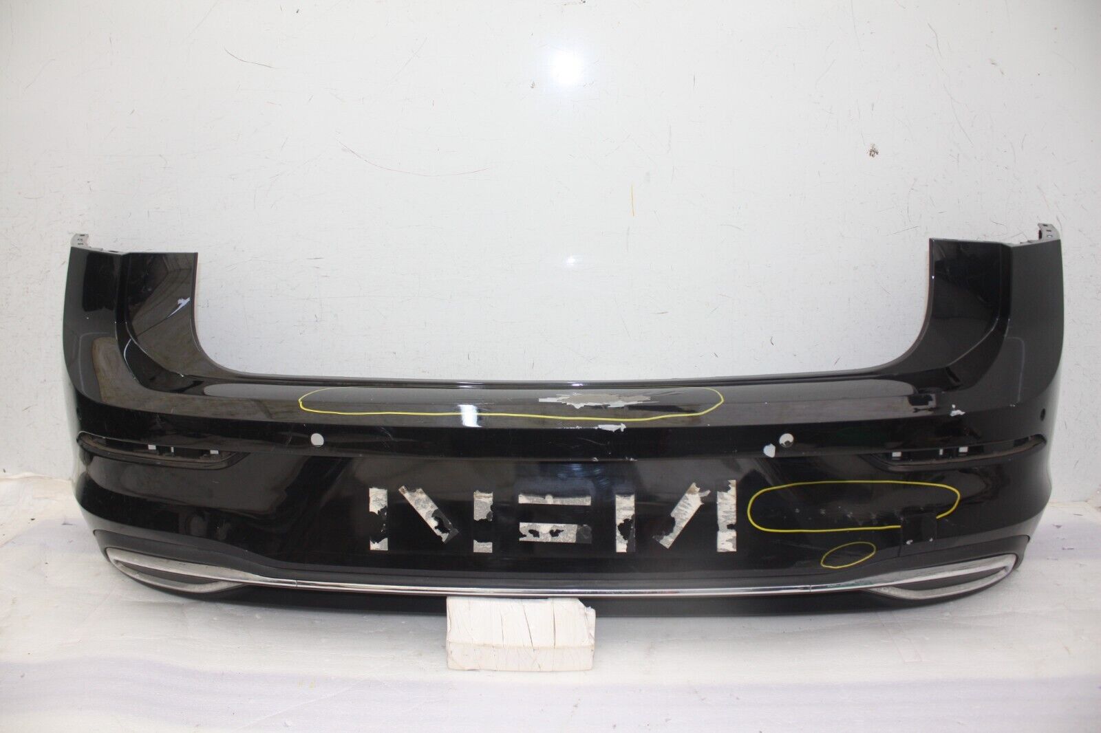 VW Golf MK8 Rear Bumper 2020 TO 2024 5H6807421D Genuine *DAMAGED*