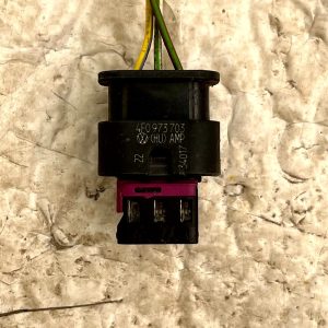 VW Golf Polo Parking Sensor Wiring Loom Harness Plug Connector 4F0973703 Genuine - Image 3