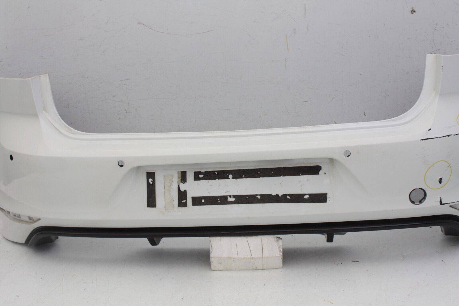 VW-Golf-R-Line-Rear-Bumper-5G6807421E-Genuine-DAMAGED-176618552095-2