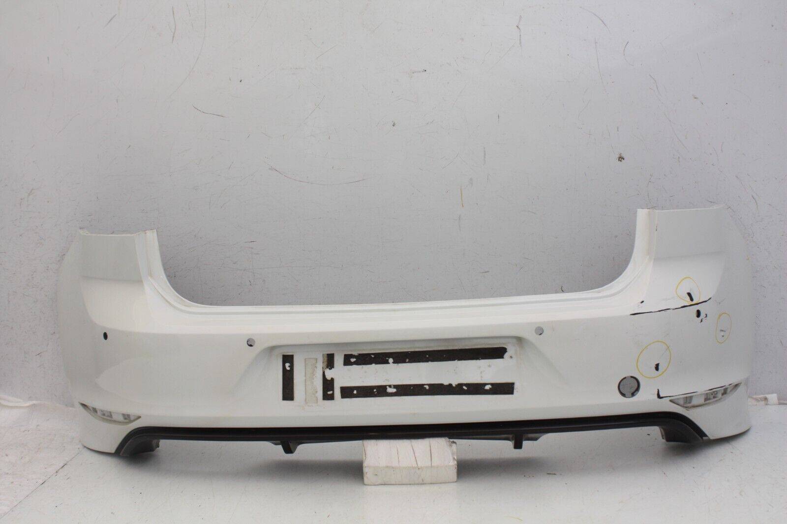 VW-Golf-R-Line-Rear-Bumper-5G6807421E-Genuine-DAMAGED-176618552095