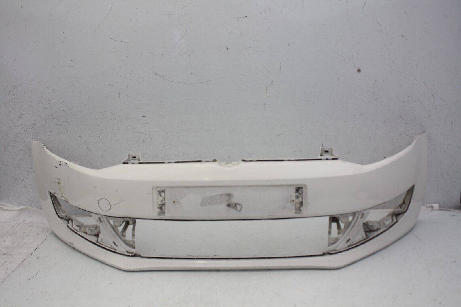 VW Polo Front Bumper 2009 TO 2014 6R0807221R Genuine DAMAGED 176620031475