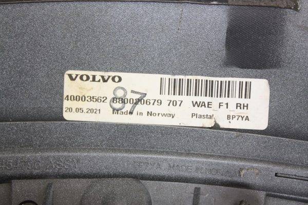Volvo XC60 Mk2 Front Right Side Wheel Arch Molding 2017 TO 2022 31454796 Genuine 178510567925 11