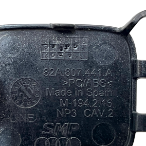 Audi A1 S Line Rear Bumper Tow Hook Cap Cover 2018 Onwards 82A807441A Genuine - Image 16