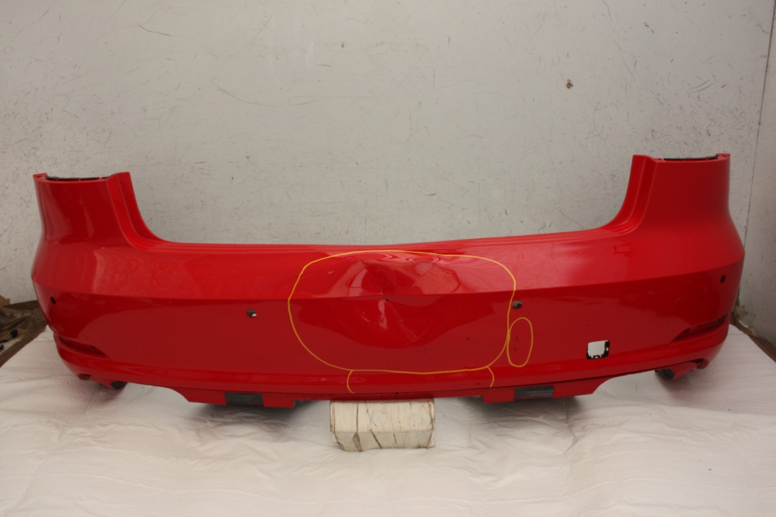 Audi A3 Rear Bumper 2012 TO 2020 8V5807511 Genuine *DAMAGED*