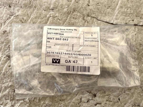 Audi A4 B8 Rear Bumper Cover Support Guide Pin 2008 TO 2015 WHT 002 592 Genuine 178316171736 5