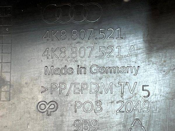 Audi A7 Rear Bumper Lower Section 2019 TO 2024 4K8807521 Genuine 178437309516 11