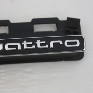 Audi Q2 Front Bumper Grill Quattro Badge 2016 TO 2021 81A853736 Genuine - Image 4