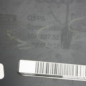 Audi Q5 Rear Bumper Lower Section 2020 Onwards 80A807521J Genuine - Image 12