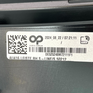 Audi Q6 E Tron S Line Front Bumper Right Grill Trim 2024 ON 85H807968 Genuine - Image 15