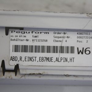 BMW 1 Series E81 E87 Right Side Skirt 2007 TO 2011 51777184354 Genuine - Image 16