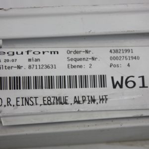 BMW 1 Series E87 Right Side Skirt 2004 TO 2011 Genuine - Image 8