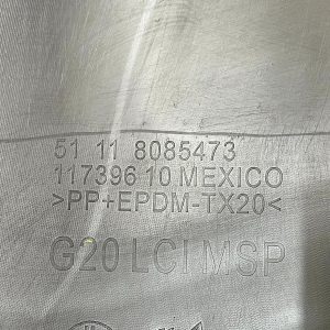 BMW 3 G20 LCI M Sport Front Left Bumper Mount Bracket 23 ON 51118085473 Genuine - Image 10