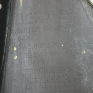 Bentley Continental GT GTC Rear Bumper Lower Section 2011-2014 3W3807521 Genuine - Image 8