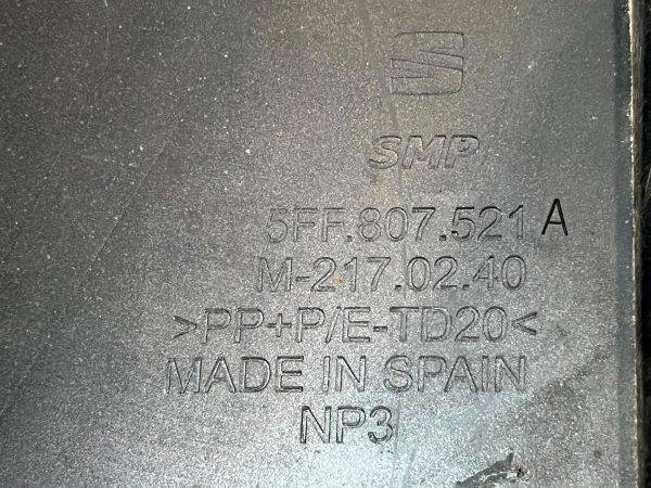 Cupra Formentor Rear Bumper Lower Section 2020 TO 2024 5FF807521A Genuine 178456081606 16