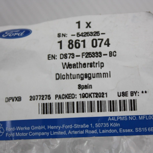 Ford Mondeo Rear Left Door Weatherstrip 2015 TO 2019 DS73-F25333-BC Genuine - Image 15