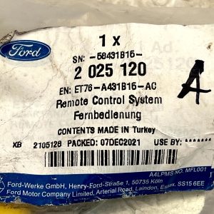 Ford Transit Courier Rear Inner Tailgate Door Lock Control 14-23 ET76-A431B15-AC 19 Ford Transit Courier Rear Inner Tailgate Door Lock Control 14-23 ET76-A431B15-AC - Image 9