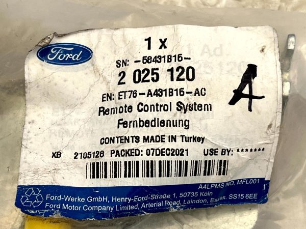 Ford Transit Courier Rear Inner Tailgate Door Lock Control 14-23 ET76-A431B15-AC 8 Ford Transit Courier Rear Inner Tailgate Door Lock Control 14 23 ET76 A431B15 AC 178322020226 9