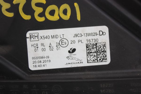 Jaguar E Pace Headlight Front Right LED 2017 TO 2021 J9C3 13W029 DD x540 178230537586 13