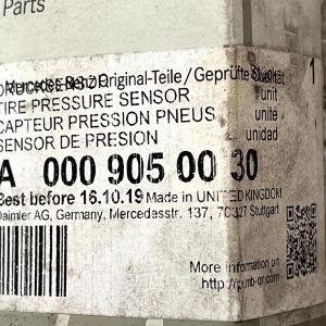 Mercedes A E Class Wheel Tyre Pressure Monitoring Sensor A0009050030 Genuine - Image 10