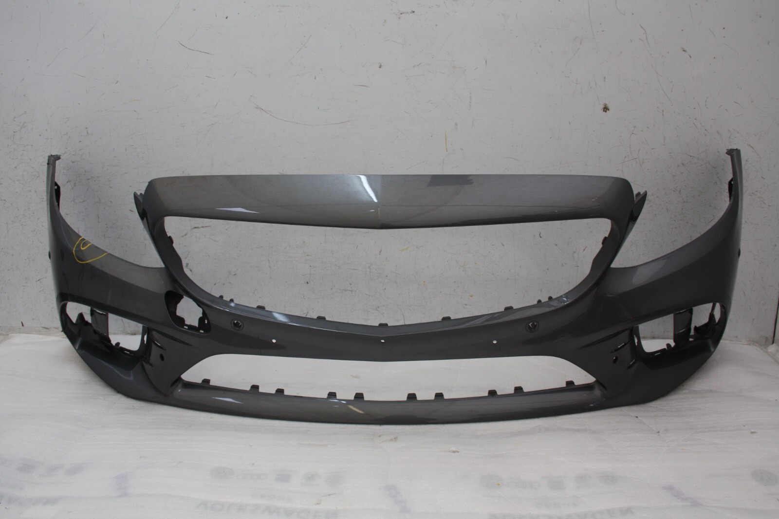 Mercedes C Class W205 AMG Front Bumper 2018 TO 2022 Genuine *DAMAGED*