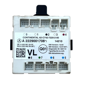 Mercedes C-Class W205 Front Left Door Control Module 14-18 A2229001708 Genuine - Image 1