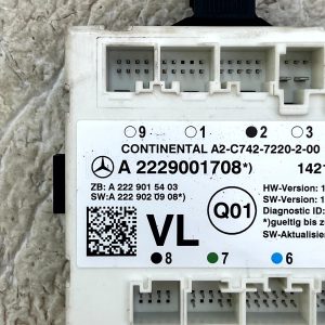 Mercedes C-Class W205 Front Left Door Control Module 14-18 A2229001708 Genuine - Image 7