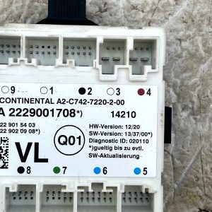 Mercedes C-Class W205 Front Left Door Control Module 14-18 A2229001708 Genuine - Image 8