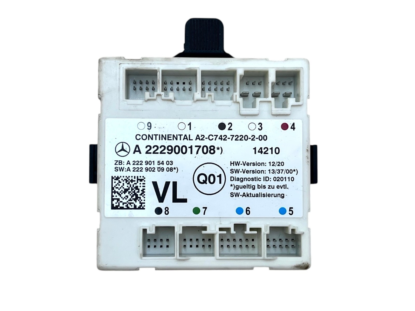 Mercedes C-Class W205 Front Left Door Control Module 14-18 A2229001708 Genuine