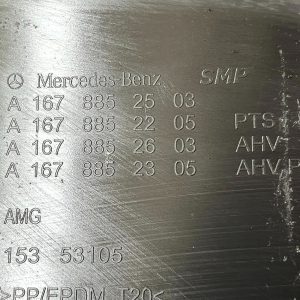 Mercedes GLE V167 AMG Rear Bumper Lower Diffuser 2019 Onward A1678852503 Genuine - Image 24