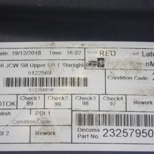 Mini Cooper F56 JCW Left Side Skirt 2014 TO 2018 7352149 Genuine - Image 16