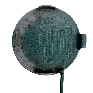 Mini Cooper One F55 F65 Rear Bumper Left Tow Cap Cover 14-18 7315503-00 Genuine - Image 4