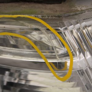 Nissan Navara Right Side Headlight 2010-2015 26010-5X00B Genuine *LENS DAMAGED* - Image 8