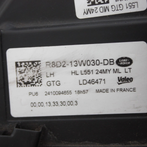 Range Rover Evoque L551 Left Side LED Headlight 2019 ON R8D2-13W030-DB *DAMAGED* - Image 24