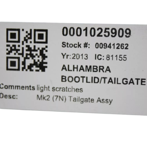 Seat Alhambra Mk2 Boot Lid Tailgate Glass 2010 TO 2015 43R-004654 Genuine - Image 4