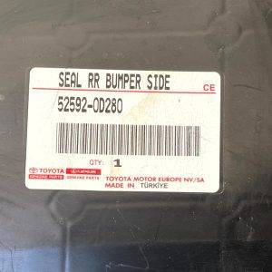 Toyota Yaris Rear Left Side Bumper Mud Guard Seal 2017-2020 52592-0D280 Genuine - Image 11