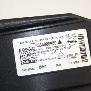 Vauxhall Mokka Left Side LED Headlight 2021-2024 9834008980 Genuine *DAMAGED* - Image 4