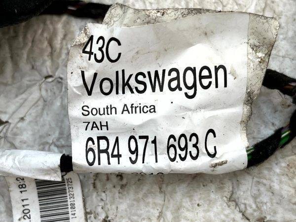 Volkswagen Polo 6R Rear Right Door Wiring Harness Loom 09 14 6R4971693C Genuine 178439280616 16